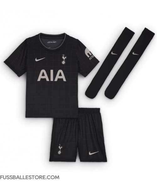 Günstige Tottenham Hotspur Xavi Simons #7 Auswärts Trikotsatzt Kinder 2025-26 Kurzarm (+ Kurze Hosen)